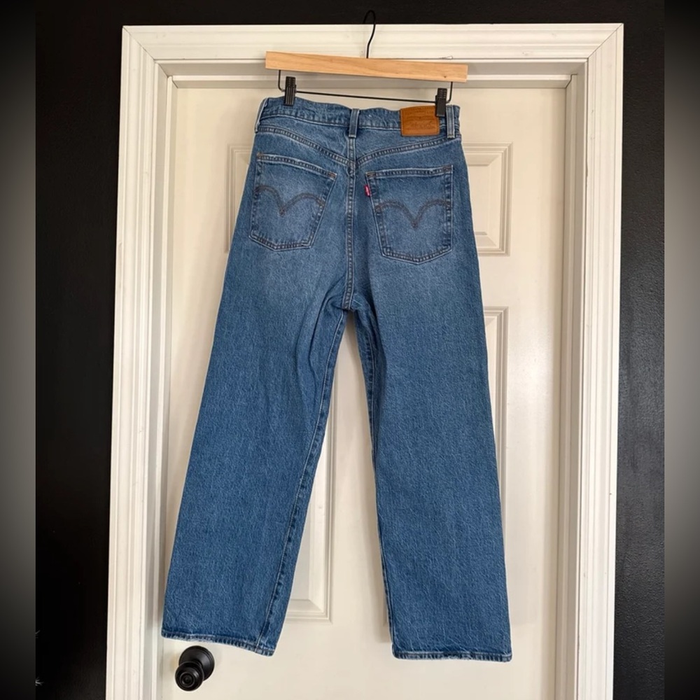 Levi’s Ribcage Straight Ankle Jeans in Dance Around size 29 - Picture 10 of 12